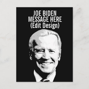 Cartão Postal Personalizado Joe Biden