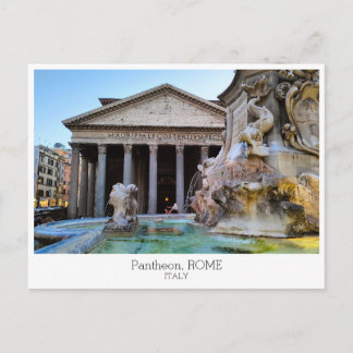 Cartão Postal Personalizado, Panteão, Roma, Itália