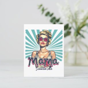 Cartão Postal Personalizado Retro Mama Pop Art (7)