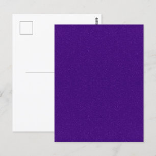 Cartão Postal Personalizado Ruído Brilho Roxo