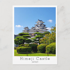 Cartão Postal Personalizado, Saudações Castelo Himeji, Japão