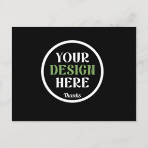 Cartão Postal personalizado, único, elegante e minimalista hersh