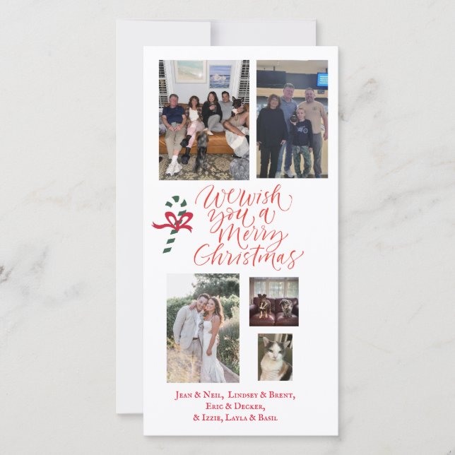 Cartão postal PERSONALIZADO Xmas (Frente)