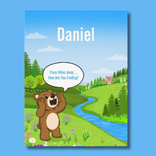 Cartão Postal Personalizar De Milhares de Quilómetros de Distânc