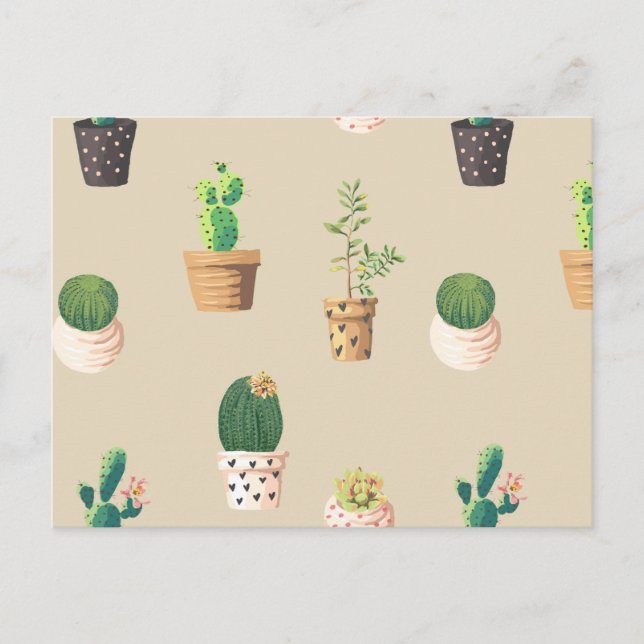 Cartão Postal Personalizar Flores Legal (Frente)
