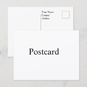 Cartão Postal personalizar simples personalizado Brilho Semi- 