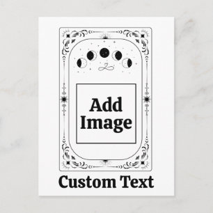 Cartão Postal Personalizar Tarot Zodíaco Astrologia Sorte Mágica