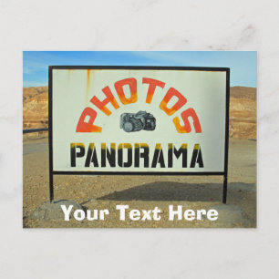 Cartão postal personalizável de parada para fotos