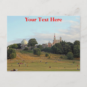 Cartão postal personalizável do Greenwich Park, Lo