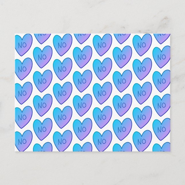 Cartão postal Personalizável Sem Doces Engraçados (Frente)