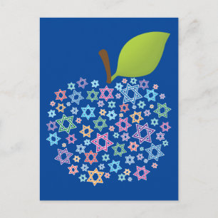 Cartão Postal ✡ 🕎 personalizável Shana Tova