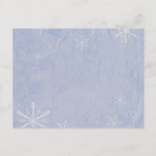 Cartão Postal PERSONALIZE Papel Snowflake 3 - Azul Original