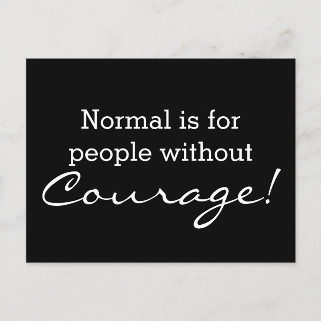 Cartão Postal Personalize seu ditado engraçado ou sabedoria (Frente)