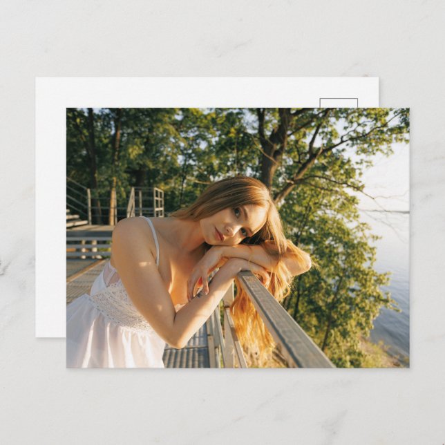 Cartão Postal Personalized Custom Image Postcard for Unique Mess (Frente/Verso)