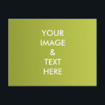 Cartão Postal Personalized Custom Your Own Photo Postcard<br><div class="desc">You can add your favorite photo. This is perfect gift idea. Personalize with your name and other text.</div>