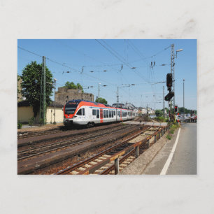 Cartão Postal Personenzug em Rüdesheim am Rhein