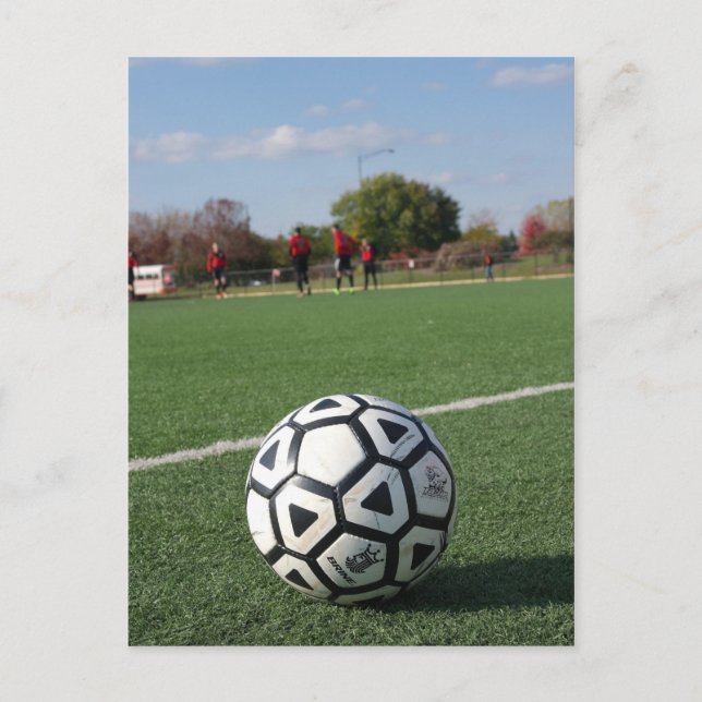 Cartão Postal Perspectiva sobre Futebol/Futebol (Frente)