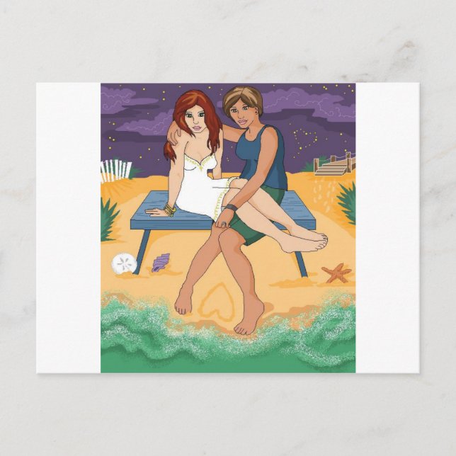 Cartão Postal Pertencemos Ao Mar (Frente)