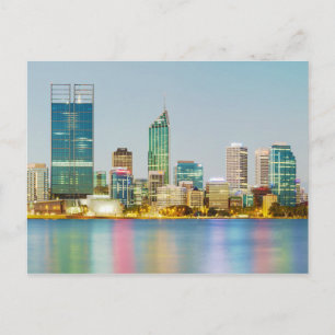 Cartão Postal Perth CBD da Austrália Ocidental de Mill Point Pe