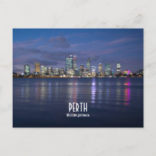Cartão Postal Perth City Skyline