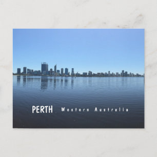 Cartão Postal Perth City Skyline Western Austrália