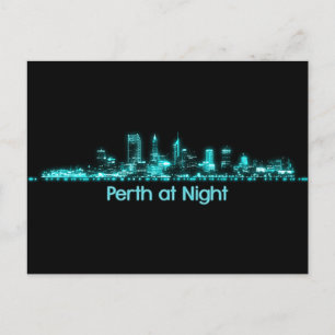 Cartão Postal Perth Skyline