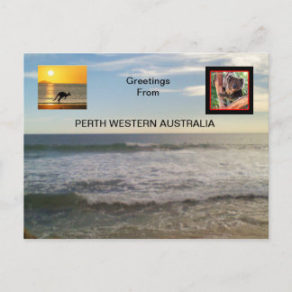 Cartão Postal Perth Western Austrália