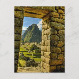 Cartão Postal Peru, Andes, Andes Mountains, Machu Picchu,