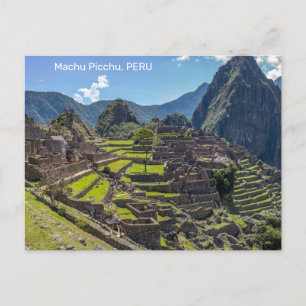 Cartão Postal Peru Machu Picchu