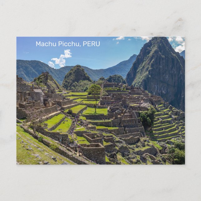 Cartão Postal Peru Machu Picchu (Frente)