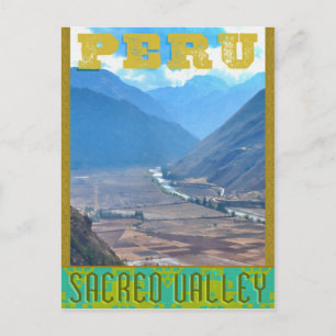 Cartão Postal Peru: O Vale Sagrado dos Incanos - Cartão-postal