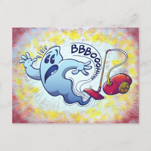 Cartão Postal Pesadelo de Limpeza do Vacuum Fantasma