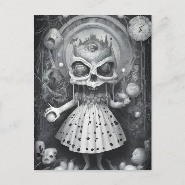 Cartão Postal Pesadelo no País das Maravilhas  (Frente)