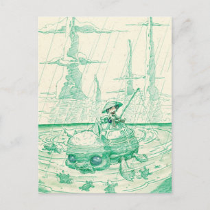 Cartão Postal pesca