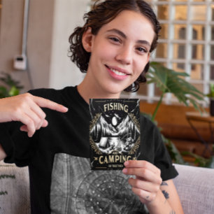 Cartão Postal Pesca À Noite E Aventura De Campanha