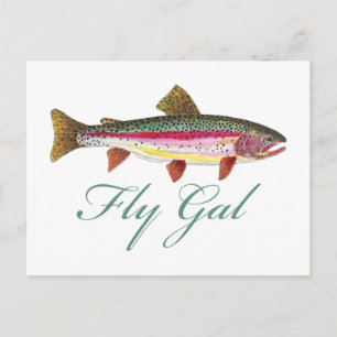 Cartão Postal Pesca com mosca