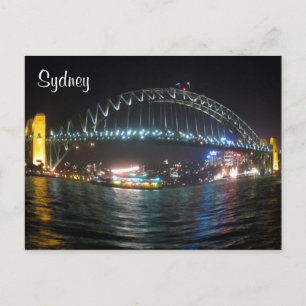Cartão Postal pesca da ponte de sydney