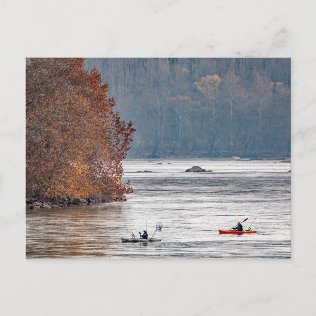 Cartão Postal Pesca de Caiaque (Frente)