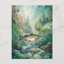 Cartão Postal Pesca De Caprinos