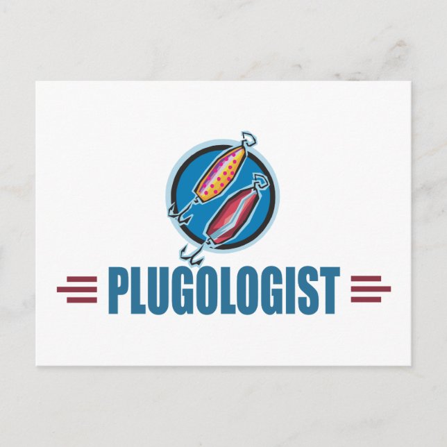 Cartão Postal Pesca de Fichas Humorosas (Frente)