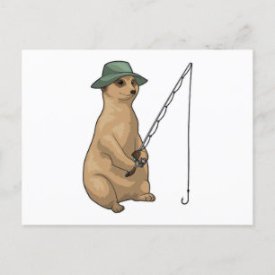 Cartão Postal Pesca de Meerkat