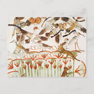 Cartão Postal Pesca e espadilha nos pântanos