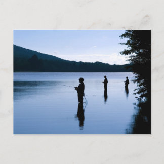 Cartão Postal Pesca em Daybreak