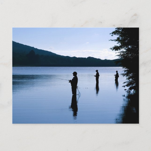 Cartão Postal Pesca em Daybreak (Frente)