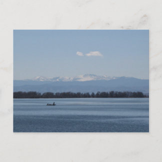 Cartão Postal Pesca no Barr Lake State Park no Colorado