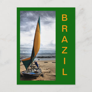 Cartão Postal Pesca tradicional brasileira