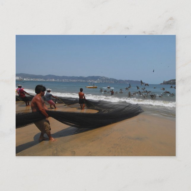 Cartão Postal Pescadores do Acapulco (Frente)