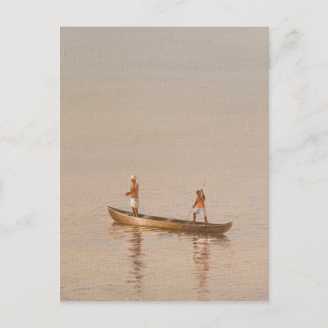 Cartão Postal Pescadores Kerala (Frente)