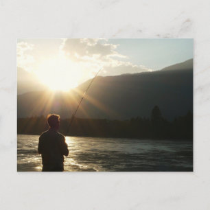 Cartão Postal Pescar no Sol
