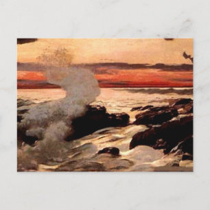 Cartão Postal Pescoço do Portão do Winslow Homer
